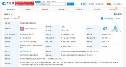 四川蜀南投資注冊(cè)資本增至11.6億元，聚焦技術(shù)咨詢業(yè)務(wù)新布局